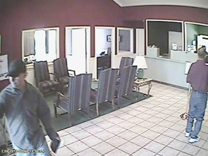 Bank robber strikes Eisenhower National
